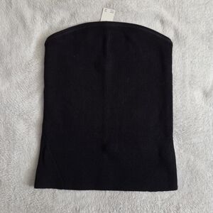 Maeve Anthropologie NWT Md Black Knit Tube Top
